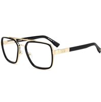Eyeglasses frame Dsquared Man D2 0064RHL/19 GOLD BLACK55 - D2 0064RHL/19 GOLD BLACK55
